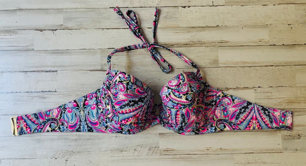 Victoria's Secret Bikini Swimsuit Top sz 36D EUC